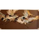 y14029 畫作系列-油畫- 油畫動物系列- 鶴(另有款式)